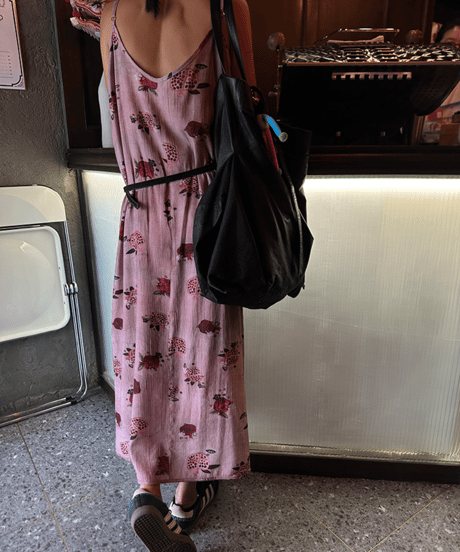 retro pomegranate print dress　hm1622