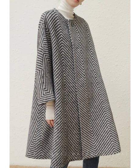 big herringbone coat　hm1805
