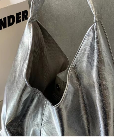 metallic tote bag / 3color　hm1570