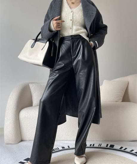 W-button long coat / 3color　hm1850