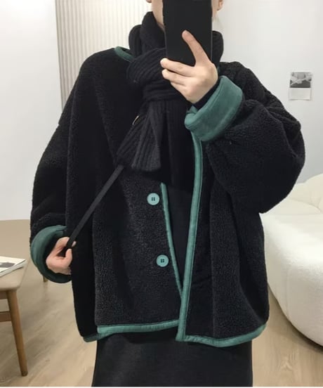 reversible boa blouson / 3color　hm2715
