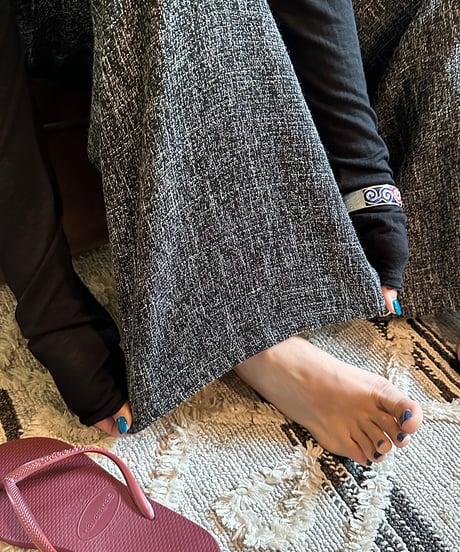 tweed salopette / 2color　hm1447