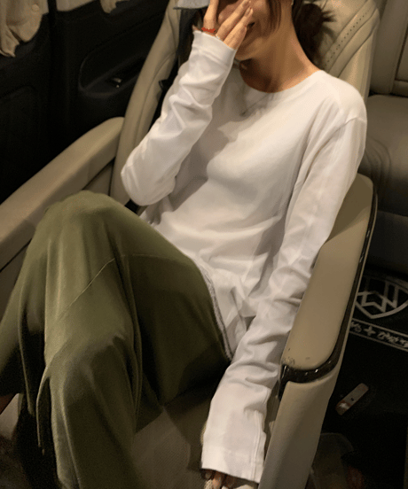 hem lace cutsew / 2color　hm1421
