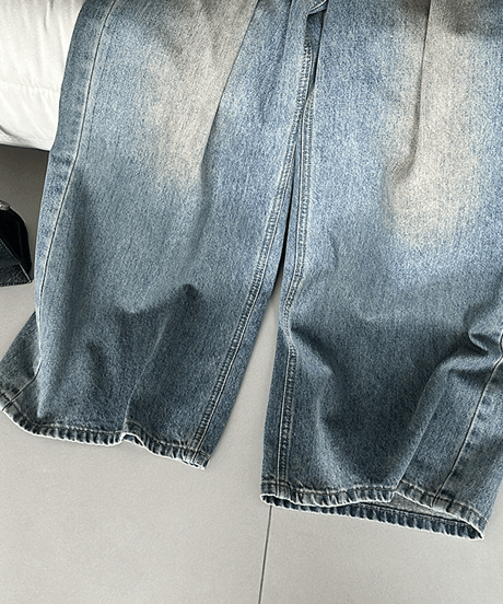 wide denim pants　hm2806