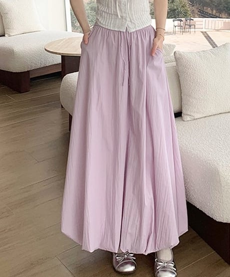 volume cotton skirt / 5color　hm2334