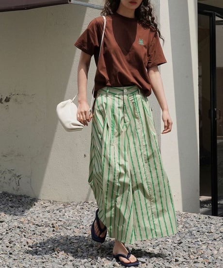 border relax skirt　hm2363