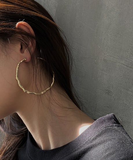 big hoop pierce / 2color　hm1562