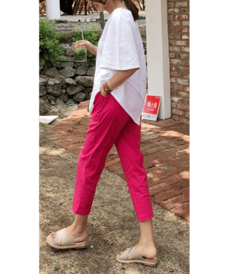 asymmetric loose top / 2color　hm2903