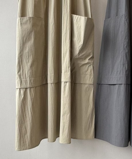 v-neck loose dress / 2color　hm2327