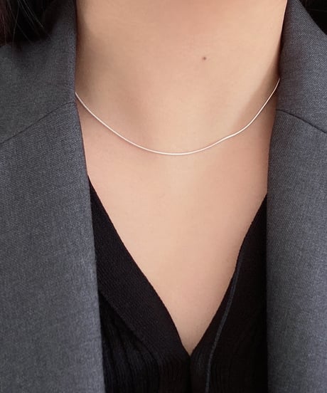 snake chain necklace / 2color　hm2018