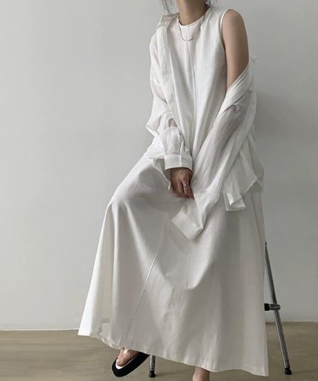 minimalist swing dress / 2color　hm2461