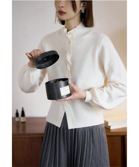 puff sleeve knit / 3color　hm2551