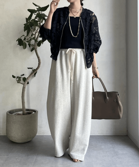 lace short jacket / 2color　hm2968