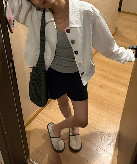 mix button jacket / 2color　hm1448