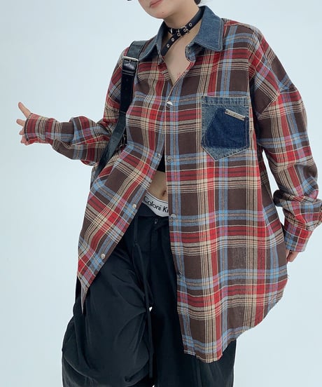 remake style shirt / 2color　hm1939