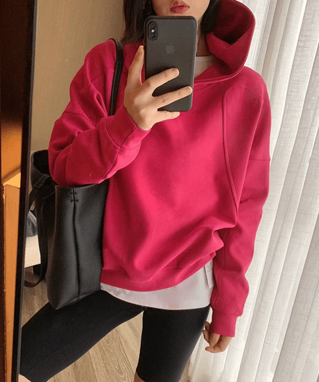 classic oversized hoodie / 4color　hm2783