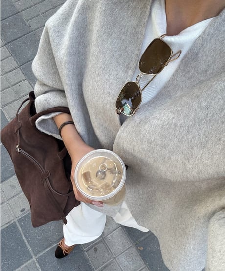 cocoon knit cardigan / 2color　hm2612