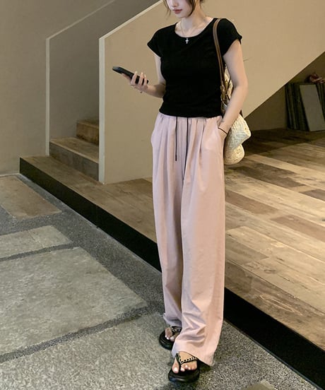 airy loose pants / 3color　hm1487
