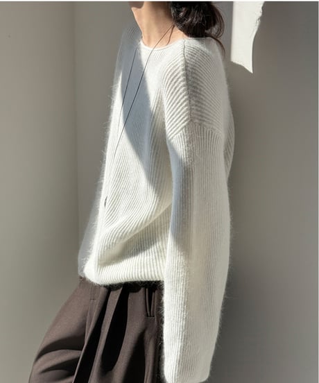 soft knit top / 4color　hm2763