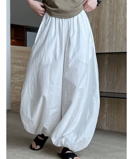 switching balloon pants / 2color　hm2236