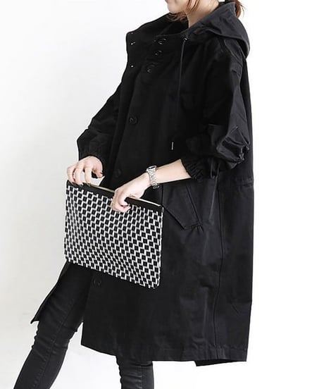 《即納》hoodie spring coat / 5color　hm1990