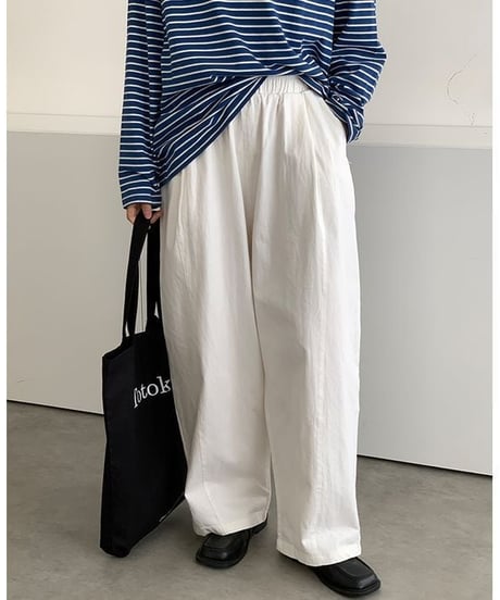 relax fit cotton pants　hm2372