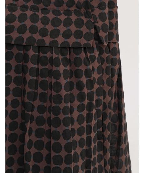 check gathered dress　hm2294