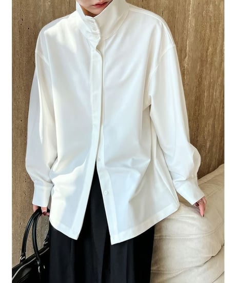 stand neck shirt / 3color　hm2015