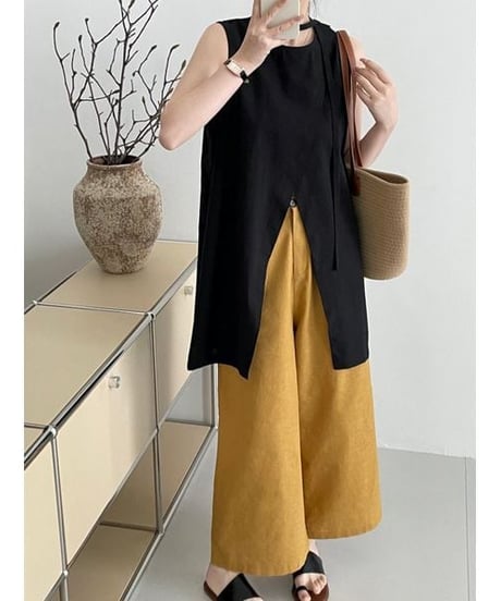 asymmetric tunic top / 3color　hm2333