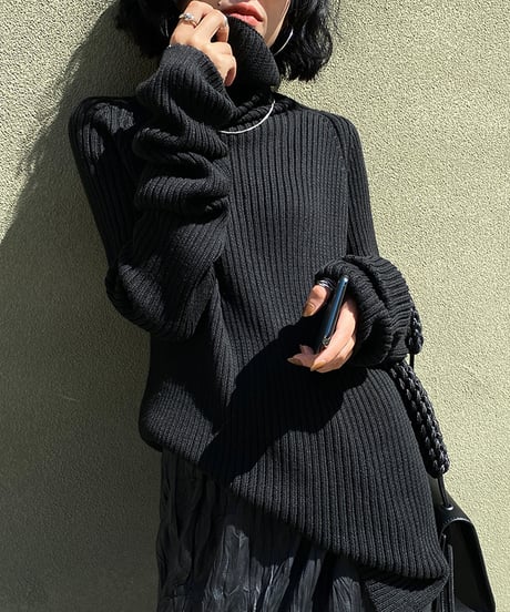 turtleneck sweater / 2color　hm1010