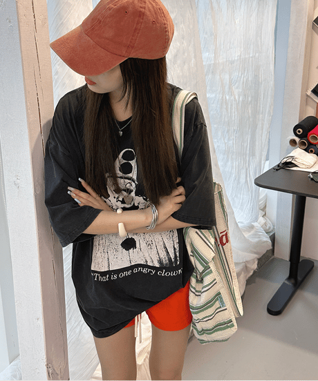 oversized clown tee　hm2359