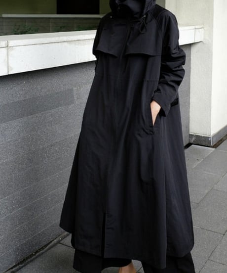 oversized a-line coat　hm1837