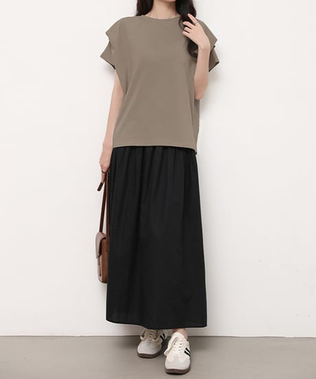 border cotton top / 8color　hm2956