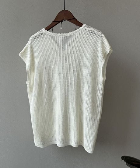 textured knit top / 4color　hm2309