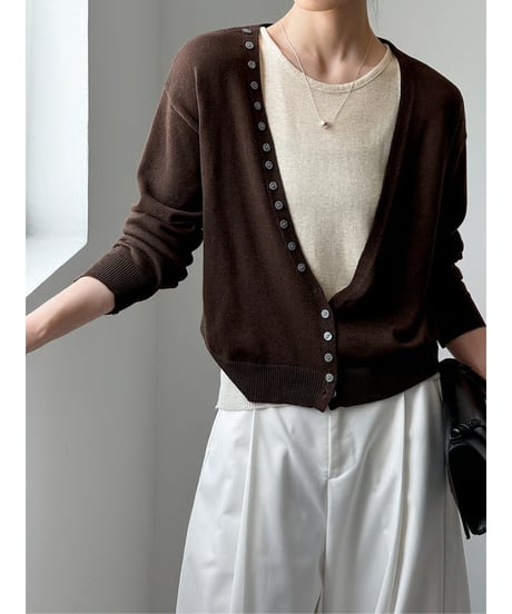 knit cardigan＆camisole / 3color　hm2561
