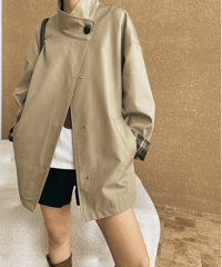 british style coat　hm2548