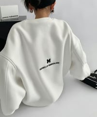 embroidered pullover / 3color　hm1995