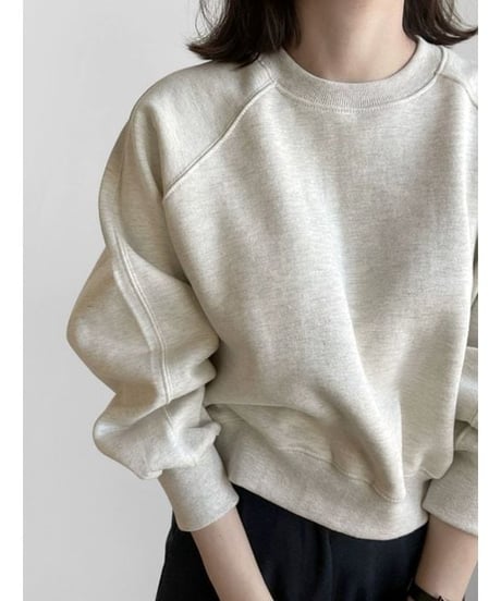 loose silhouette sweat top　hm1757
