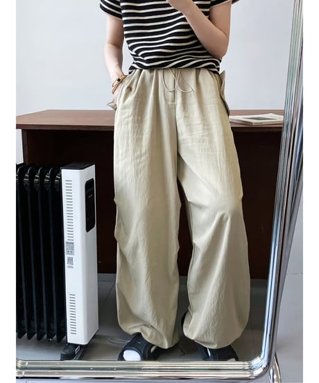 casual wide pants / 2color　hm2061