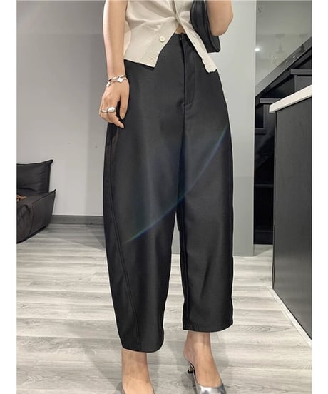 smooth tapered pants / 2color　hm2932