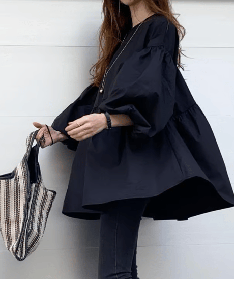 volume sleeve blouse / 2color　hm2571