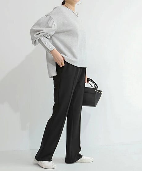 elegant puff sleeve top / 4color　hm2702