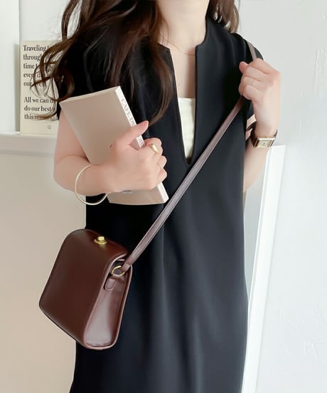 slit maxi dress / 2color　hm2981