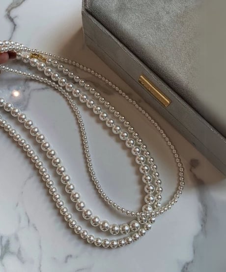 elegant pearl necklace　hm2121