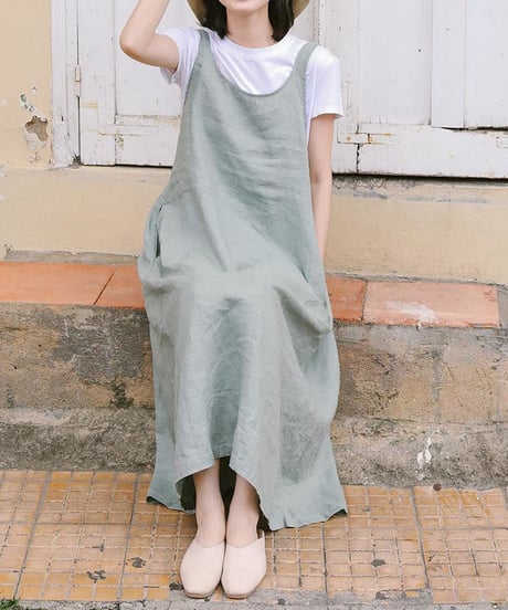 cotton jumperskirt / 2color　hm1470