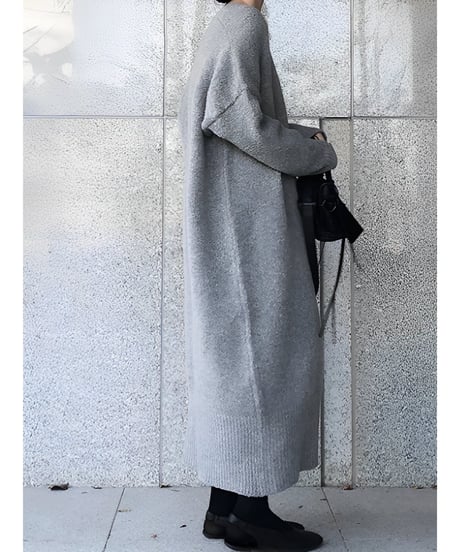 oversized long cardigan / 2color　hm1811