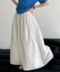 border hem skirt / 3color　hm2298