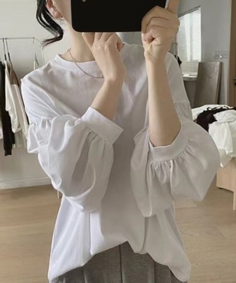 lantern sleeve top / 4color　hm1679