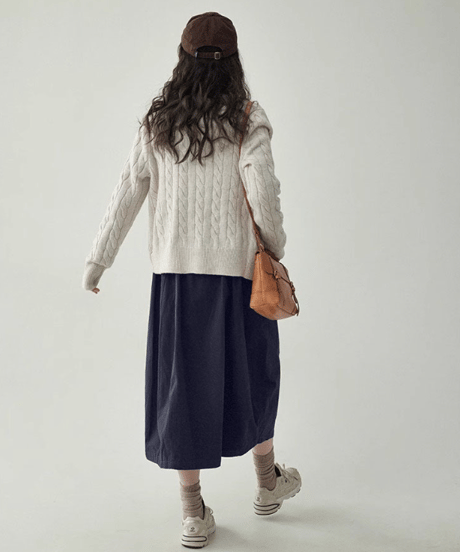 a-line long skirt / 3color　hm2575