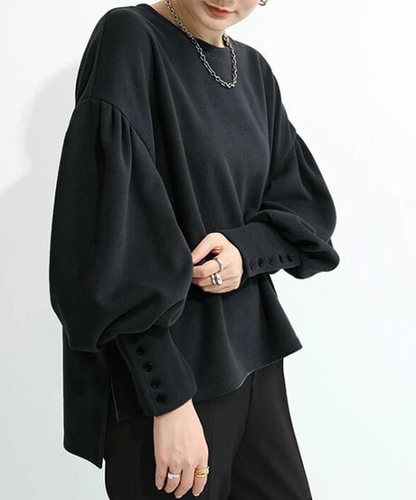 elegant puff sleeve top / 4color　hm2702